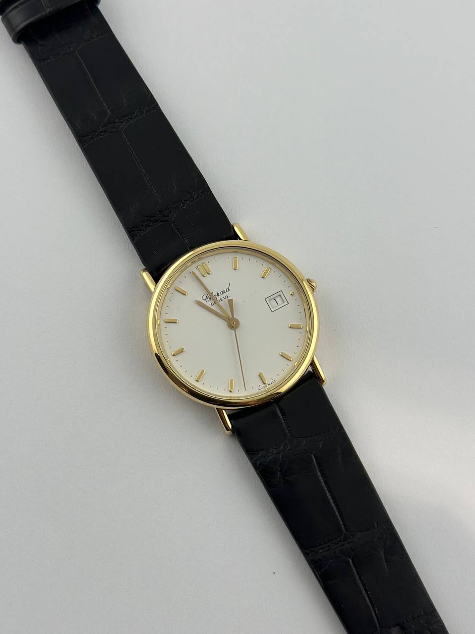 Chopard 18k Yellow Gold White Dial