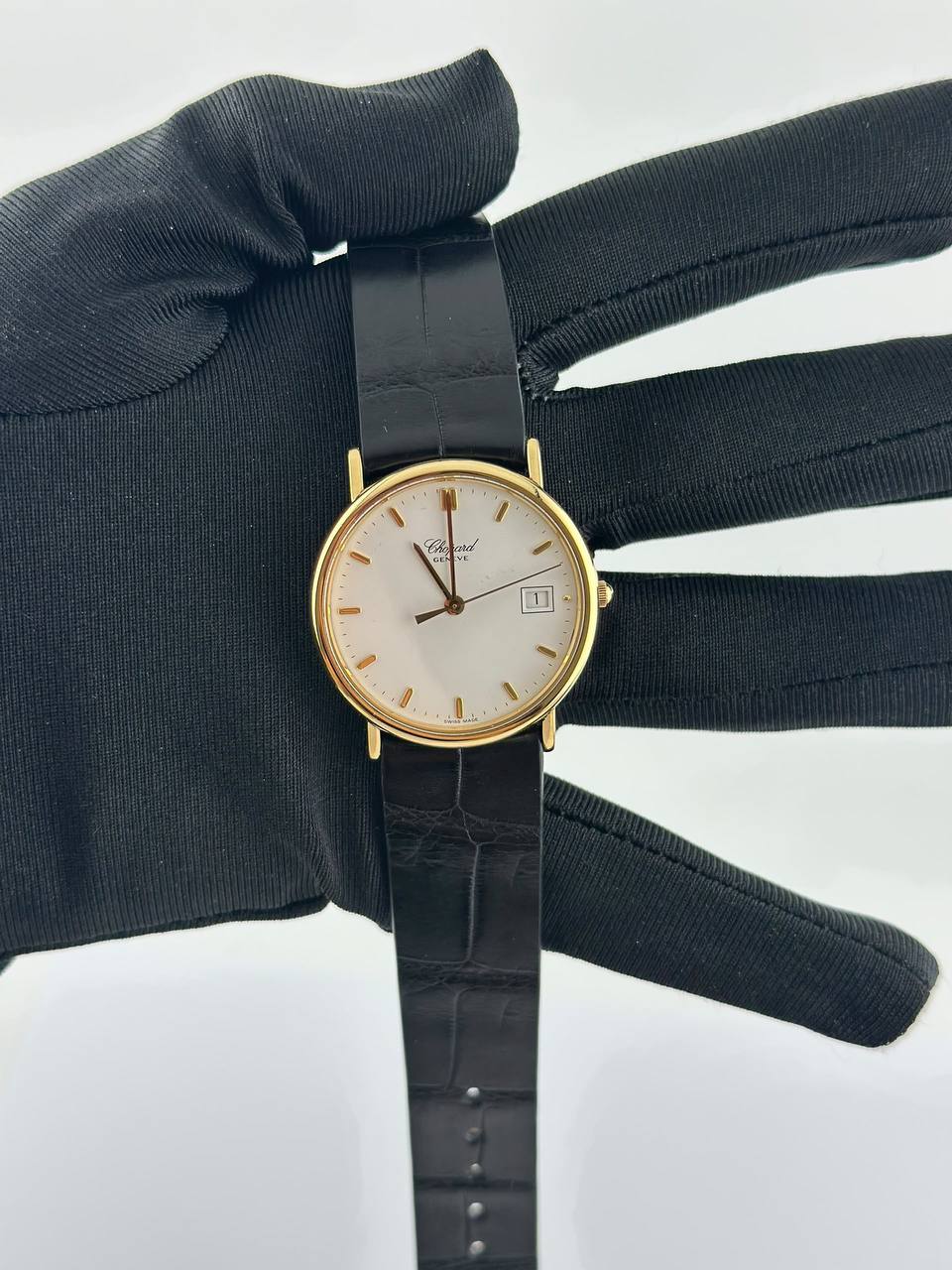 Chopard 18k Yellow Gold White Dial