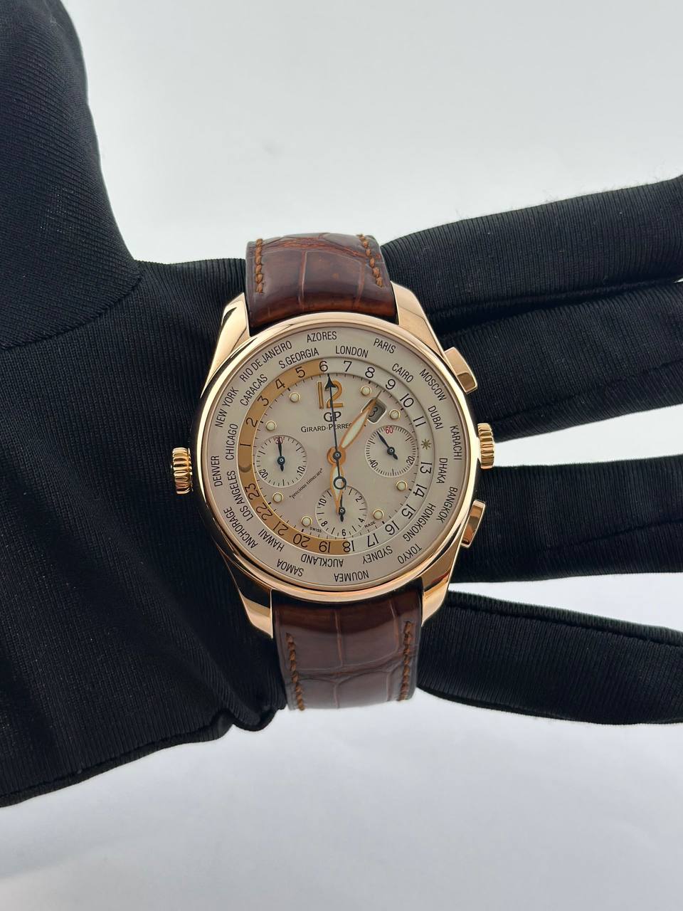 Girard Perregaux Worldwide Time Control WW.TC World Time Chronograph