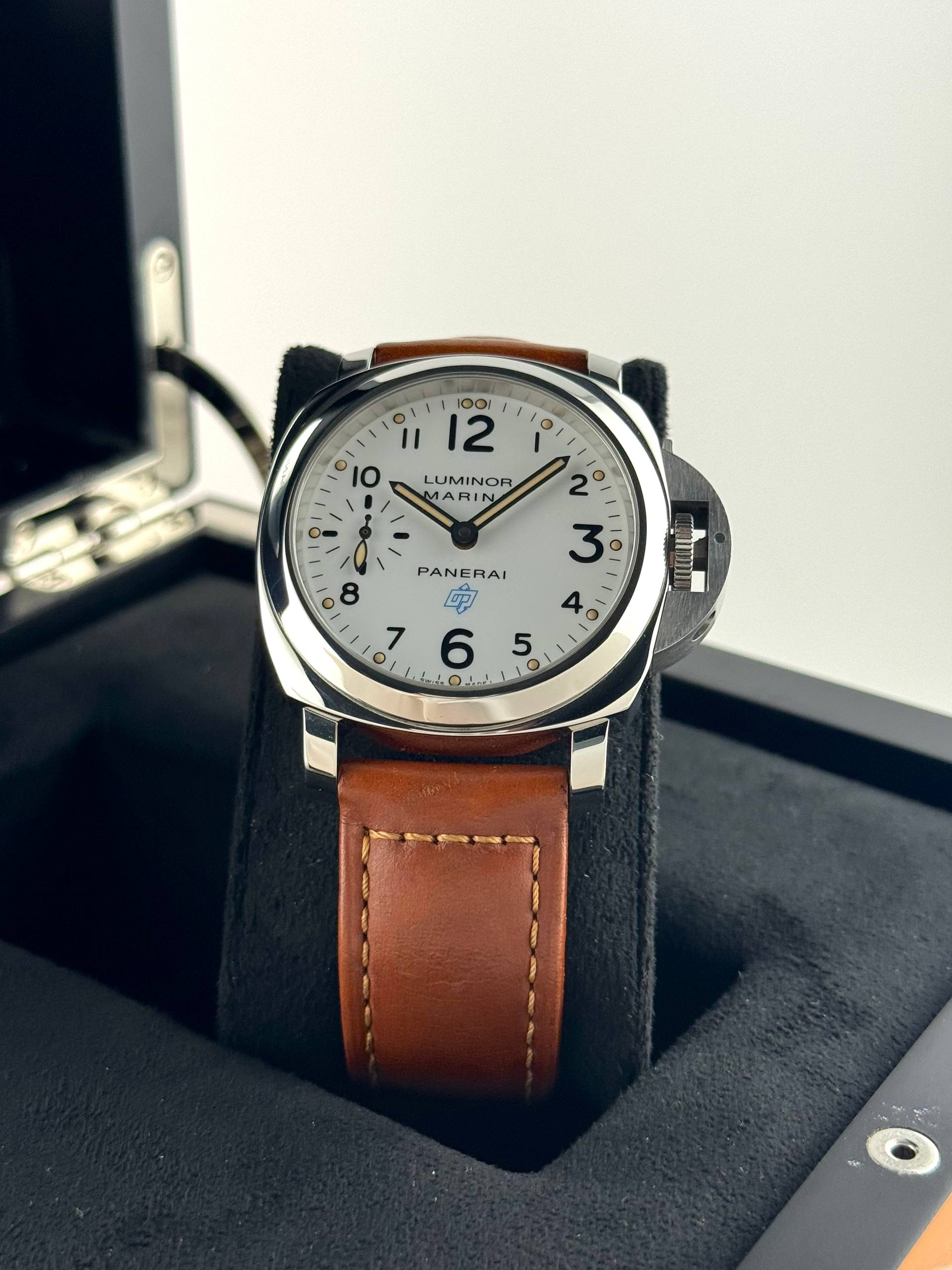 Panerai Luminor Marina Logo White Dial