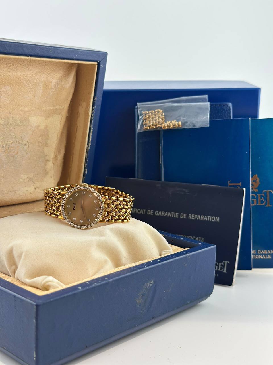 Piaget Yellow Gold Diamond Dial and Bezel