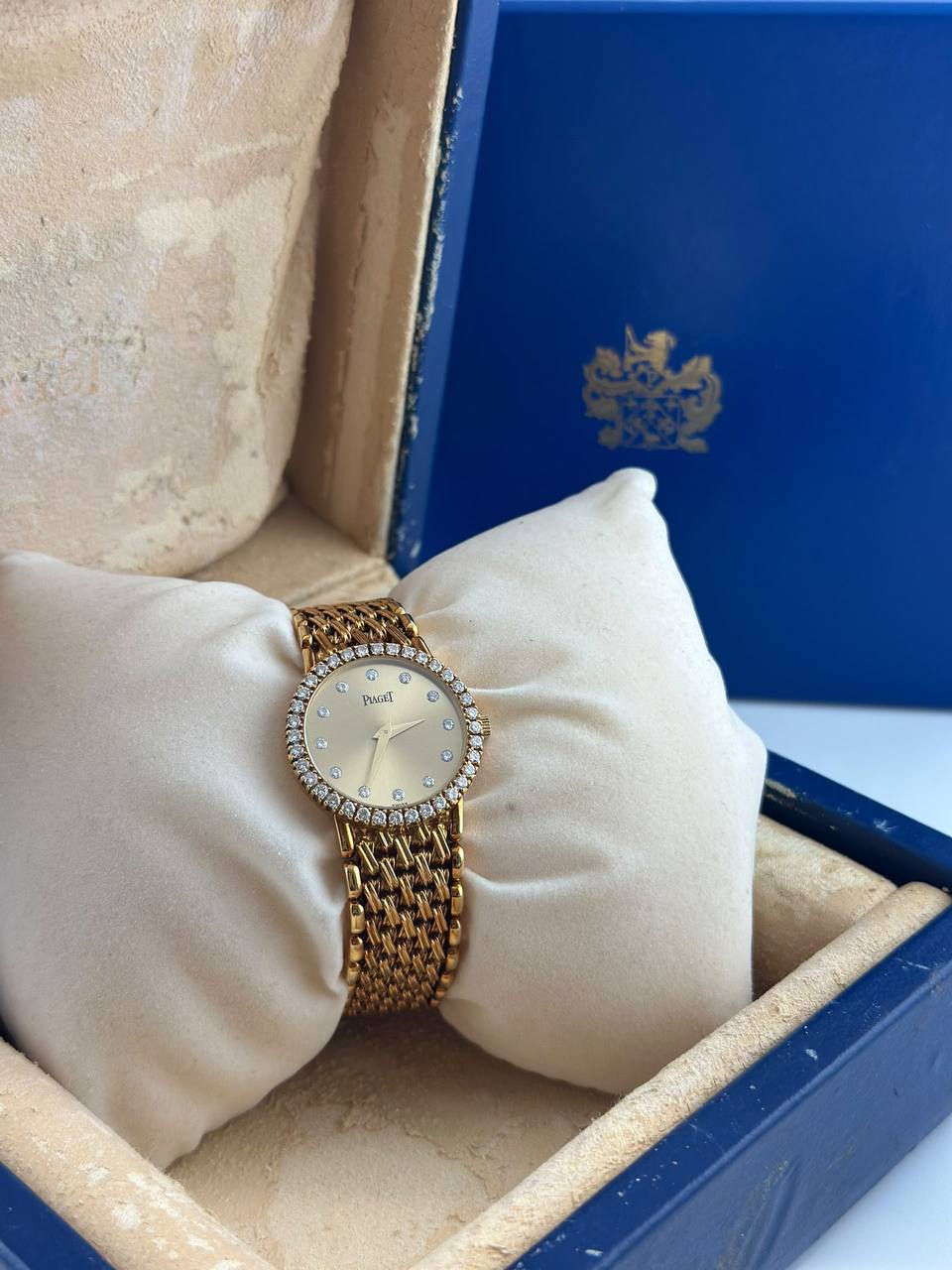 Piaget Yellow Gold Diamond Dial and Bezel