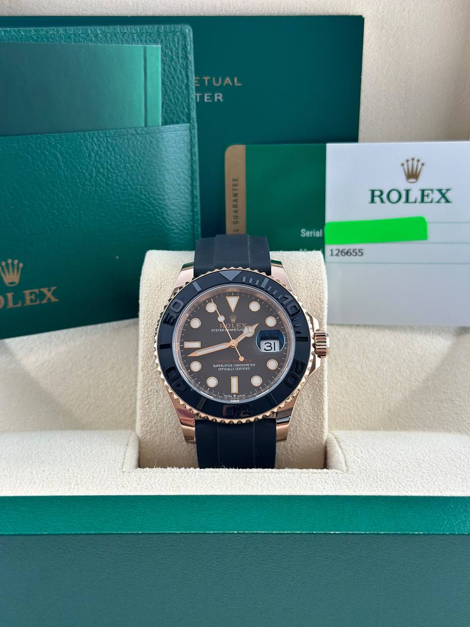 Rolex Yachtmaster 18k Rose Gold